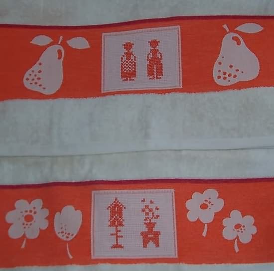 Asciugamani monocolore arancio