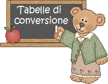 Tabelle di conversione